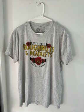Doughnuts and deadlifts tee